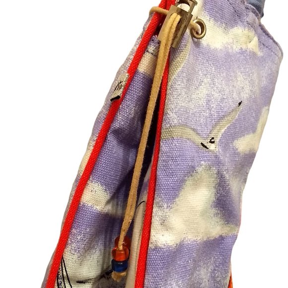 Roomy Nautical Sailing Regatta Canvas Tote - Picture 5 of 14